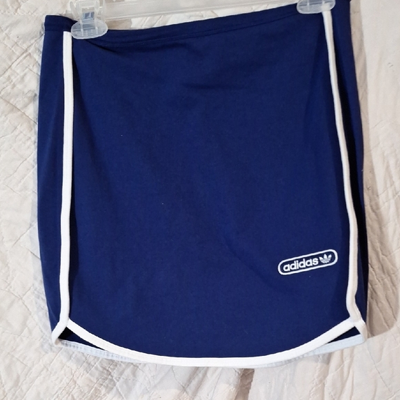 Adidas Blue Skirt with White Trim - Picture 4 of 6